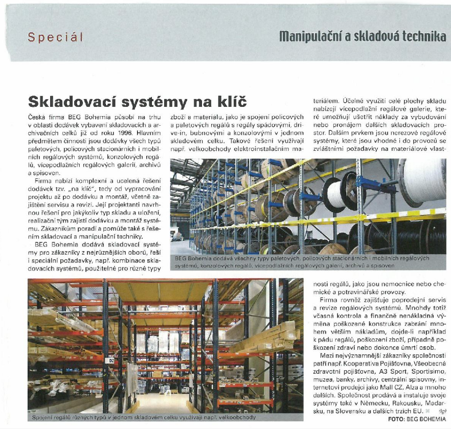 Časopis Logistika - únor 2013
